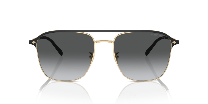 0AR6154 - Giorgio Armani - (Pale Gold) Gradient Grey Polarized - 57 - 18 - 145 MM - Ardor Eyewear 8056262068397