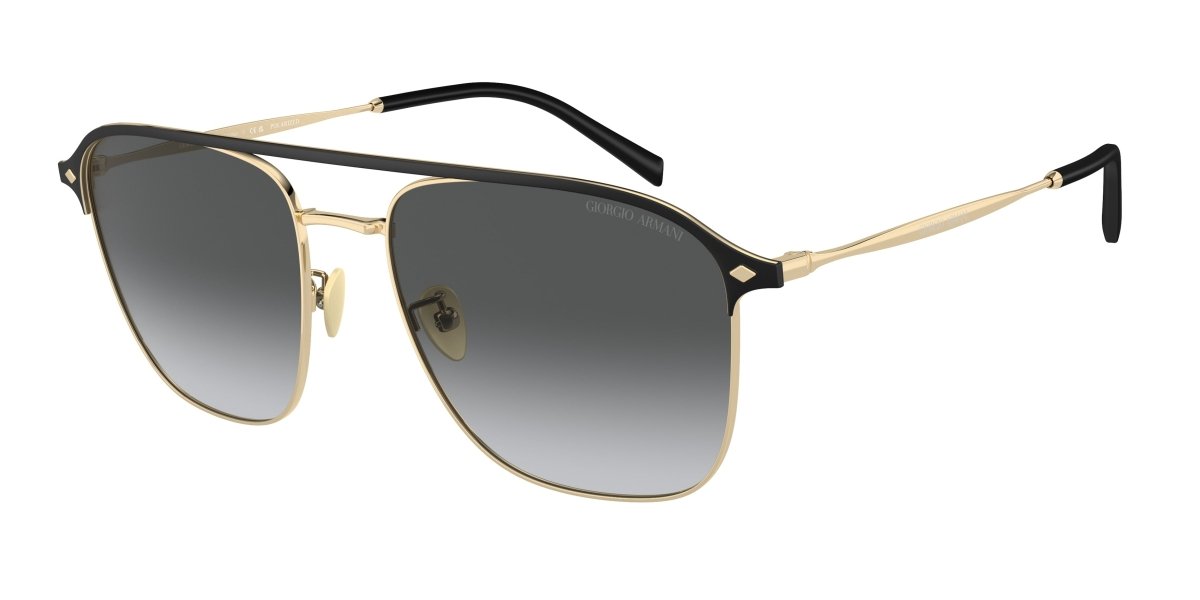 0AR6154 - Giorgio Armani - (Pale Gold) Gradient Grey Polarized - 57 - 18 - 145 MM - Ardor Eyewear 8056262068397