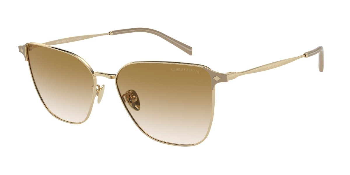 0AR6155 - Giorgio Armani - (Pale Gold) Clear Gradient Light Brown - 58 - 15 - 140 MM - Ardor Eyewear 8056262031896