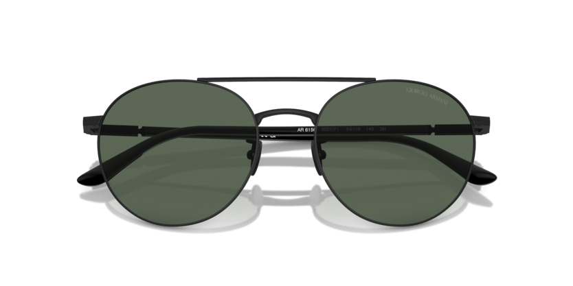 0AR6156 - Giorgio Armani - (Matte Black) Dark Green - 54 - 19 - 145 MM - Ardor Eyewear 8056262034453