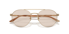 0AR6156 - Giorgio Armani - (Matte Pale Gold) Photo Brown - 54 - 19 - 145 MM - Ardor Eyewear 8056262034477