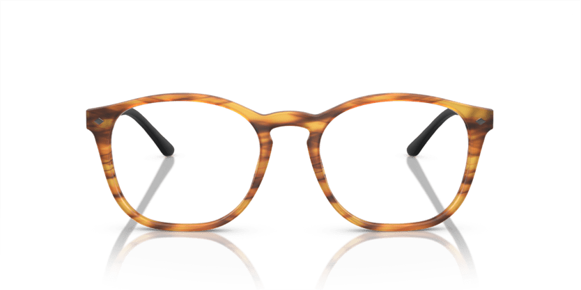 0AR7074 - Giorgio Armani - Brown - (Matte Striped Light Brown 5562) - 50 - 19 - 145 MM - Ardor Eyewear 8053672730005