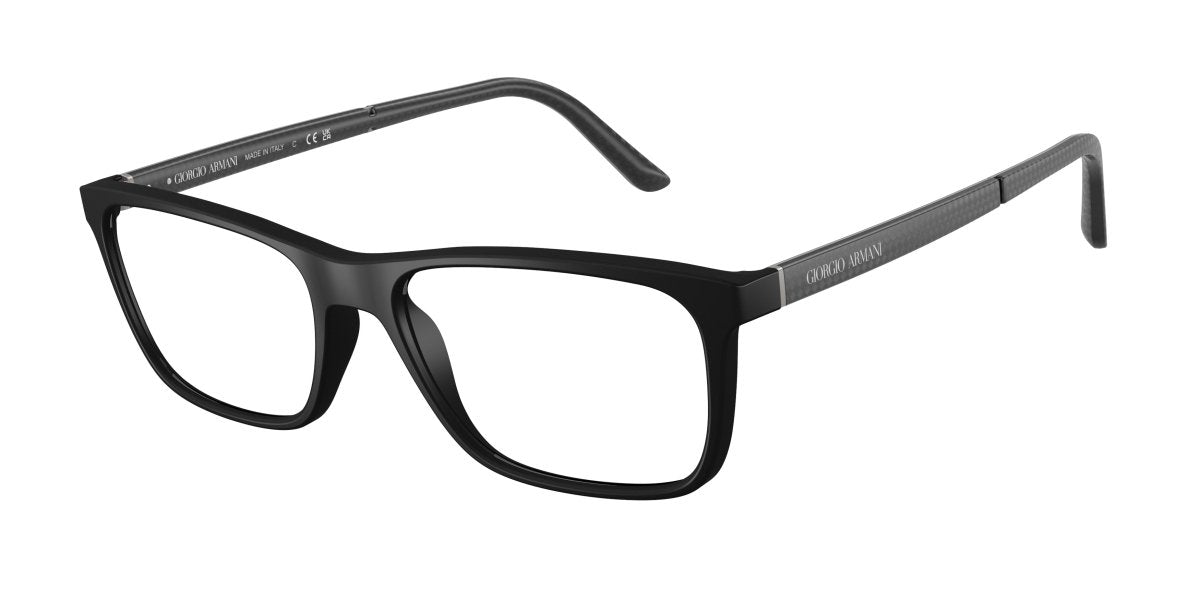 0AR7104 - Giorgio Armani - Black - (Black Rubber 5063) - 55 - 17 - 145 MM - Ardor Eyewear 8053672542431