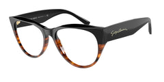 0AR7222 - Giorgio Armani - Black - (Black/Striped Brown 5928) - 54 - 17 - 140 MM - Ardor Eyewear 8056597628303