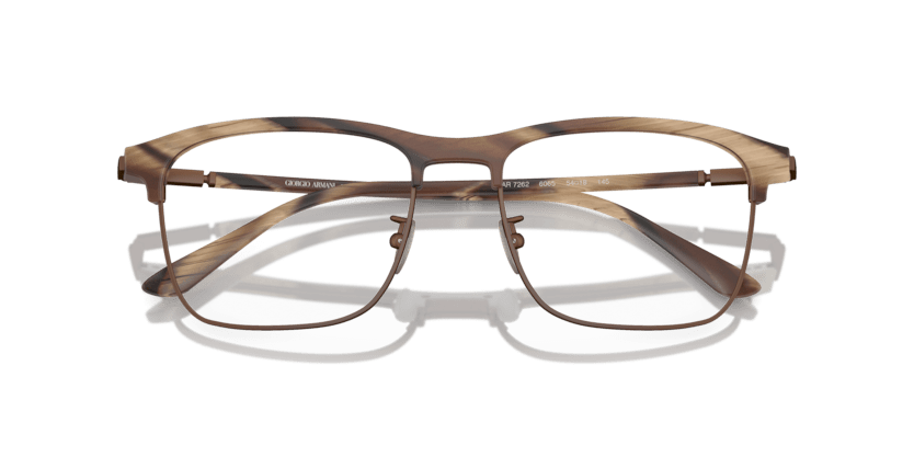 0AR7262 - Giorgio Armani - Brown - (Matte Brown Horn 6065) - 54 - 18 - 145 MM - Ardor Eyewear 8056262033777