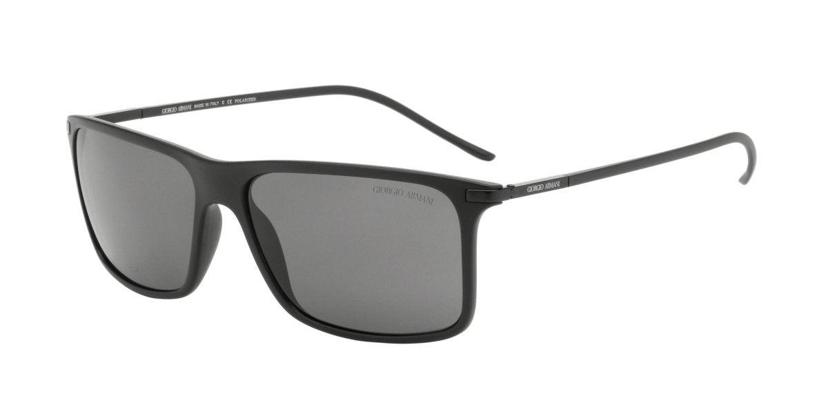 0AR8034 - Giorgio Armani - (Matte Black) Polarized Grey - 57 - 14 - 145 MM - Ardor Eyewear 8053672260069