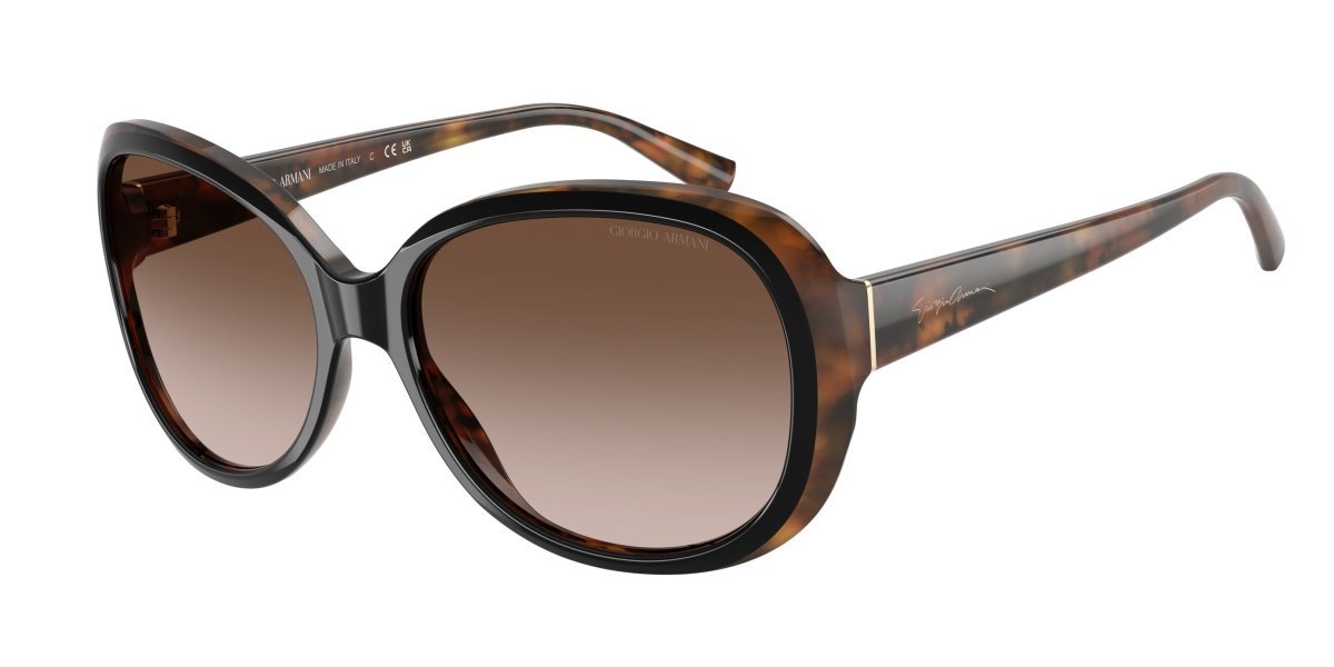 0AR8047 - Giorgio Armani - (Top Black Havana) Brown Gradient - 56 - 16 - 140 MM - Ardor Eyewear 8053672372748