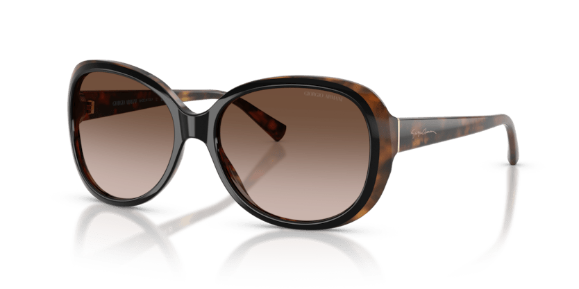 0AR8047 - Giorgio Armani - (Top Black Havana) Brown Gradient - 56 - 16 - 140 MM - Ardor Eyewear 8053672372748