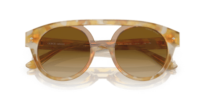 Giorgio Armani 0AR8163 Yellow Tortoise/Brown 8056597641869