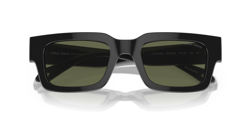 0AR8184U - Giorgio Armani - (Black) Polarized Green - 52 - 22 - 145 MM - Ardor Eyewear 8056597850674