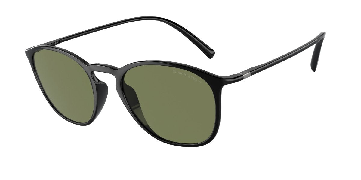 0AR8186U - Giorgio Armani - (Shiny Black) Green - 52 - 20 - 145 MM - Ardor Eyewear 8056597827553