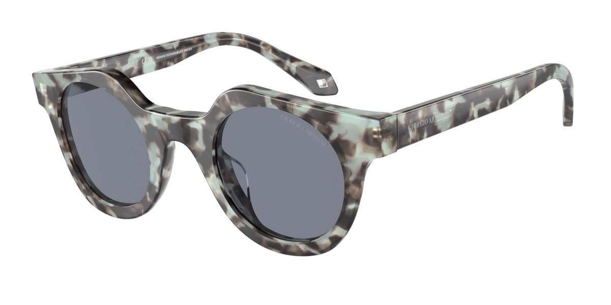 0AR8191U - Giorgio Armani - (Grey Havana) Blue - 45 - 25 - 145 MM - Ardor Eyewear 8056597844925