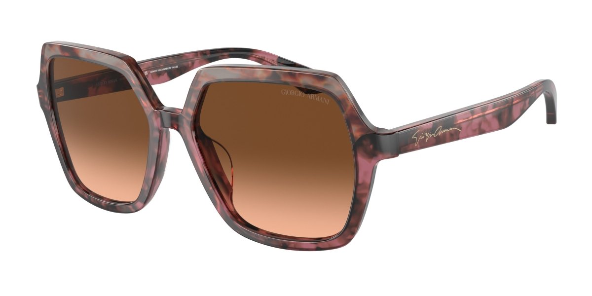 0AR8193U - Giorgio Armani - (Havana Grey/Bordeaux Havana) Pink Gradient Brown - 55 - 17 - 140 MM - Ardor Eyewear 8056597953610