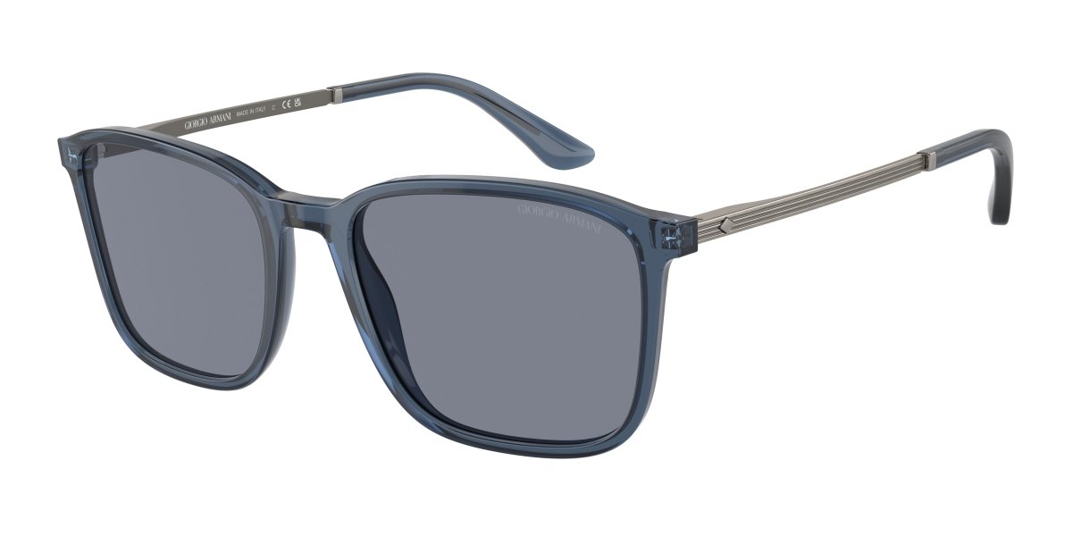 0AR8197 - Giorgio Armani - (Transparent Blue) Blue - 55 - 19 - 145 MM - Ardor Eyewear 8056597942638