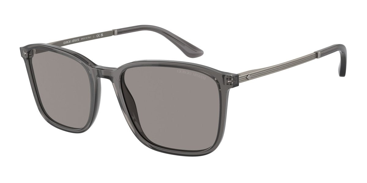 0AR8197 - Giorgio Armani - (Transparent Grey) Photocromatic Grey - 55 - 19 - 145 MM - Ardor Eyewear 8056597942645