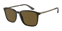 0AR8197 - Giorgio Armani - (Transparent Olive Green) Dark Brown - 55 - 19 - 145 MM - Ardor Eyewear 8056597942621