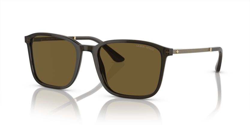 0AR8197 - Giorgio Armani - (Transparent Olive Green) Dark Brown - 55 - 19 - 145 MM - Ardor Eyewear 8056597942621