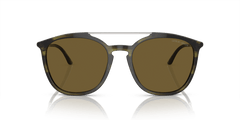 0AR8198 - Giorgio Armani - (Striped Green) Dark Brown - 54 - 19 - 145 MM - Ardor Eyewear 8056597945349