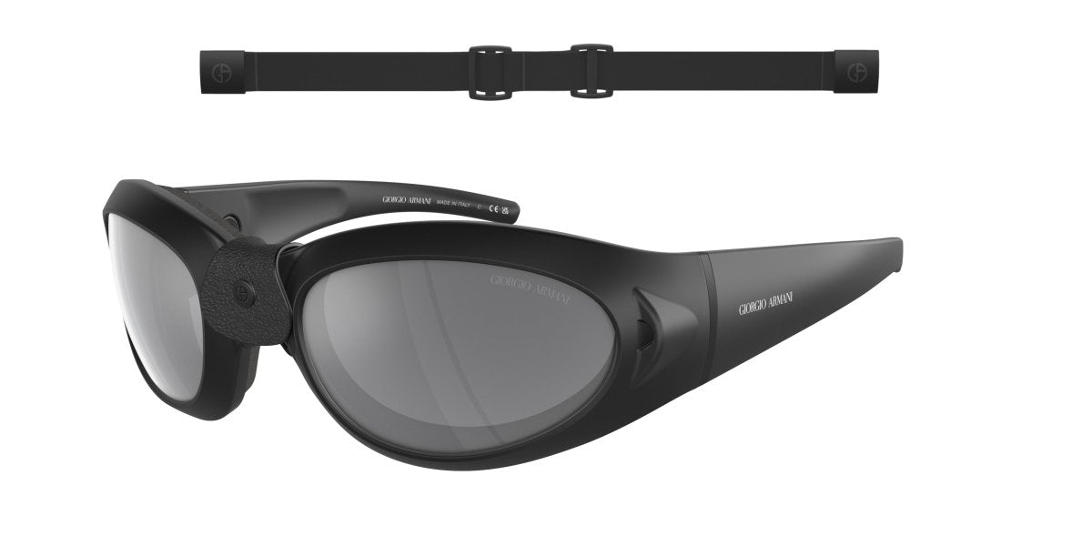 0AR8201Q - Giorgio Armani - (Matte Black) Grey Mirror Black - 61 - 23 - 120 MM - Ardor Eyewear 8056597964203