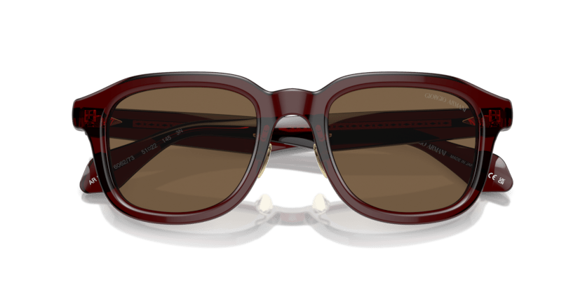 0AR8206 - Giorgio Armani - (Transparent Brown) Dark Brown - 51 - 22 - 145 MM - Ardor Eyewear 8056597999601