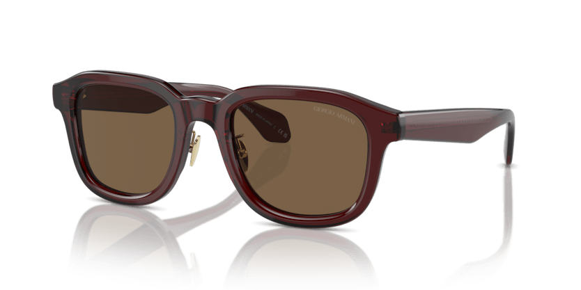 0AR8206 - Giorgio Armani - (Transparent Brown) Dark Brown - 51 - 22 - 145 MM - Ardor Eyewear 8056597999601