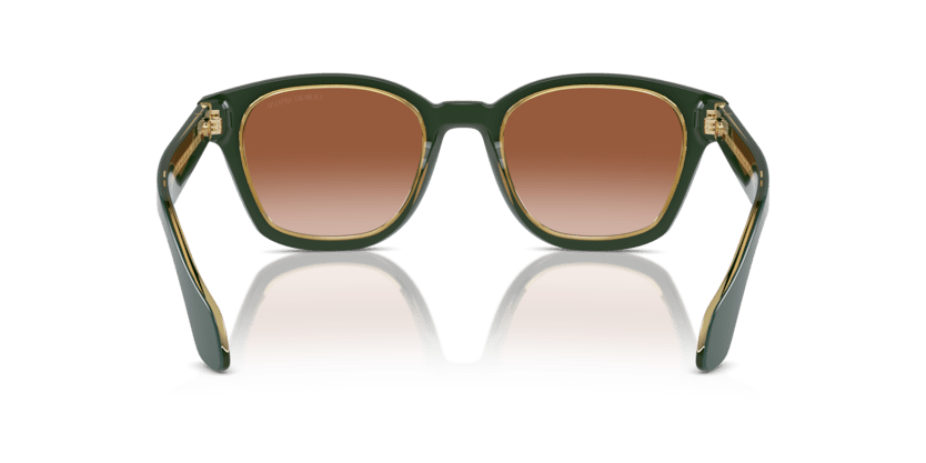 0AR8207 - Giorgio Armani - (Top Green/Olive Transparent) Gradient Brown - 50 - 21 - 145 MM - Ardor Eyewear 8056262046821