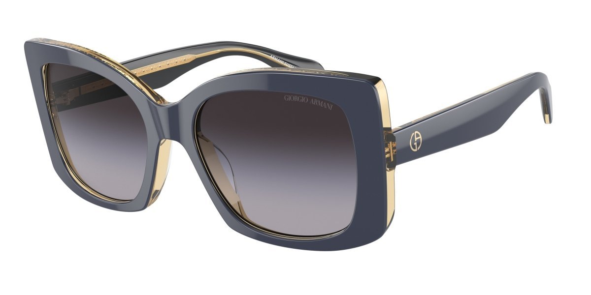 0AR8208U - Giorgio Armani - (Top Blue/Transparent Yellow) Grey Gradient - 55 - 19 - 140 MM - Ardor Eyewear 8056262047217