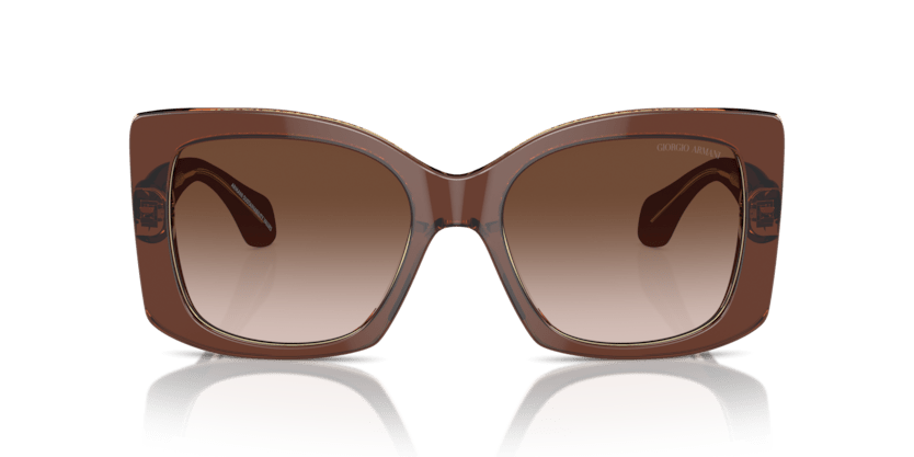 0AR8208U - Giorgio Armani - (Top Transparent Brown/Honey) Brown Gradient - 55 - 19 - 140 MM - Ardor Eyewear 8056262047187