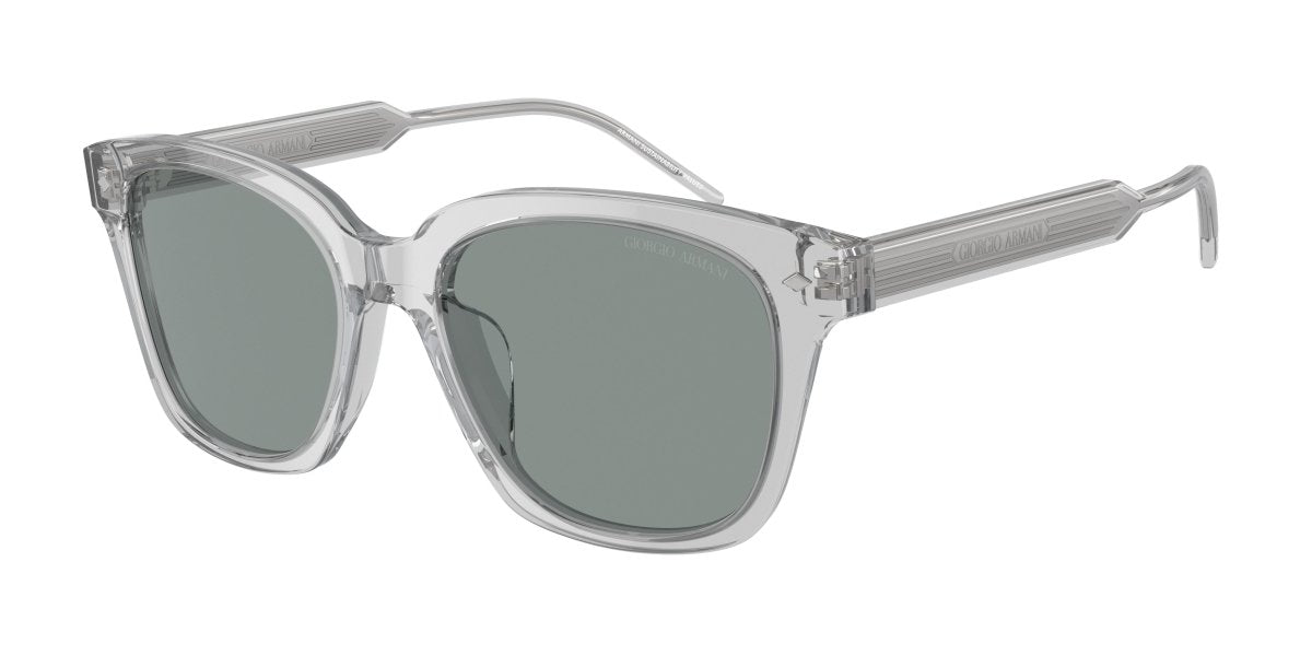 0AR8210U - Giorgio Armani - (Transparent Grey) Blue - 52 - 18 - 140 MM - Ardor Eyewear 8056262045589