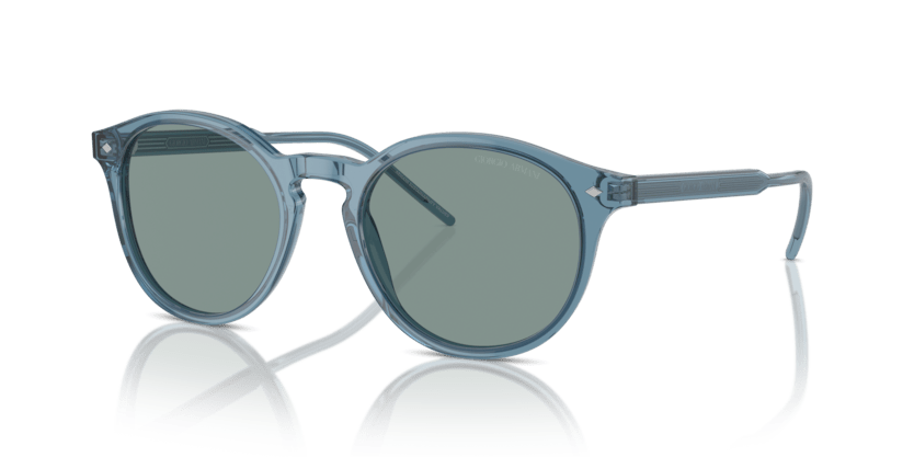 0AR8211 - Giorgio Armani - (Transparent Blue) Grey Vintage Blue - 52 - 20 - 145 MM - Ardor Eyewear 8056262045534