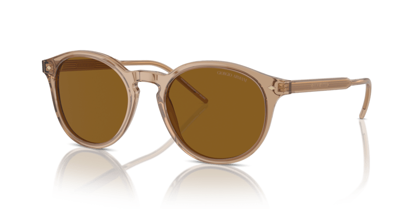 0AR8211 - Giorgio Armani - (Transparent Brown) Brown - 52 - 20 - 145 MM - Ardor Eyewear 8056262045541