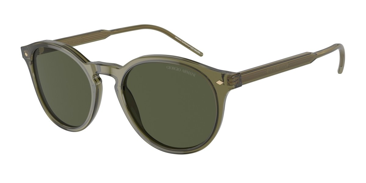 0AR8211 - Giorgio Armani - (Transparent Green) Green - 52 - 20 - 145 MM - Ardor Eyewear 8056262045565