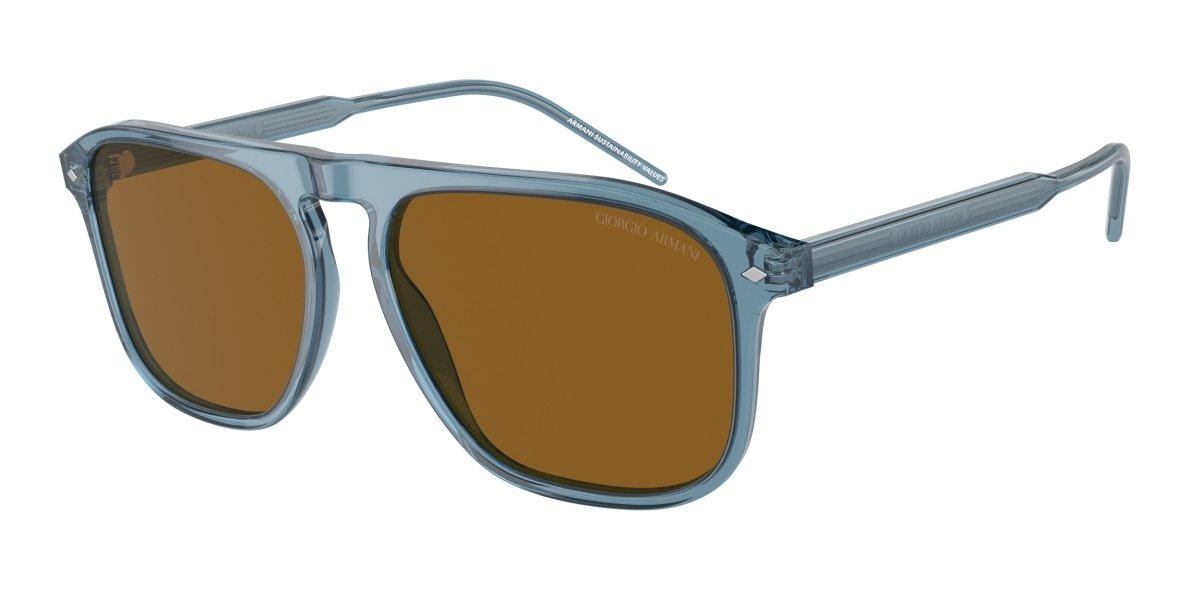 0AR8212 - Giorgio Armani - (Transparent Blue) Brown - 58 - 16 - 145 MM - Ardor Eyewear 8056262039274