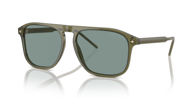 0AR8212 - Giorgio Armani - (Transparent Green) Grey - 58 - 16 - 145 MM - Ardor Eyewear 8056262039281