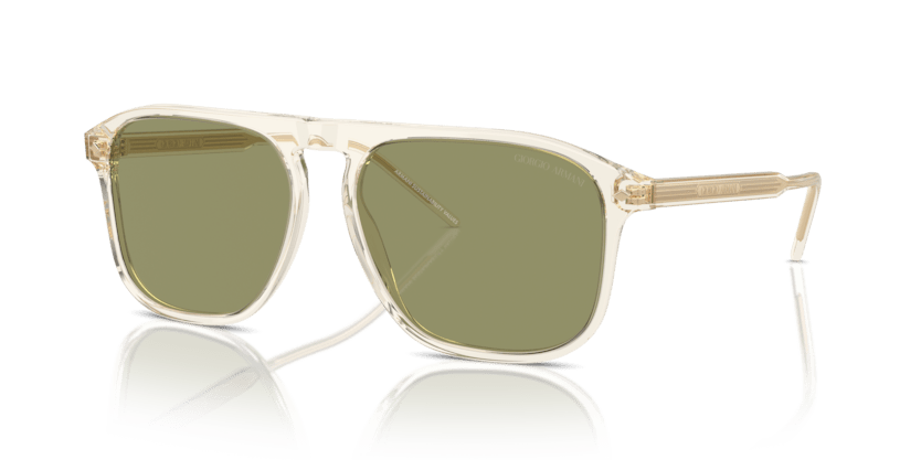 0AR8212 - Giorgio Armani - (Transparent Yellow) Green - 58 - 16 - 145 MM - Ardor Eyewear 8056262039267