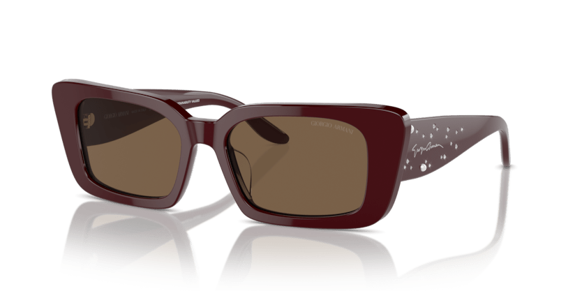 0AR8214BU - Giorgio Armani - (Bordeaux) Dark Brown - 53 - 17 - 140 MM - Ardor Eyewear 8056262044209