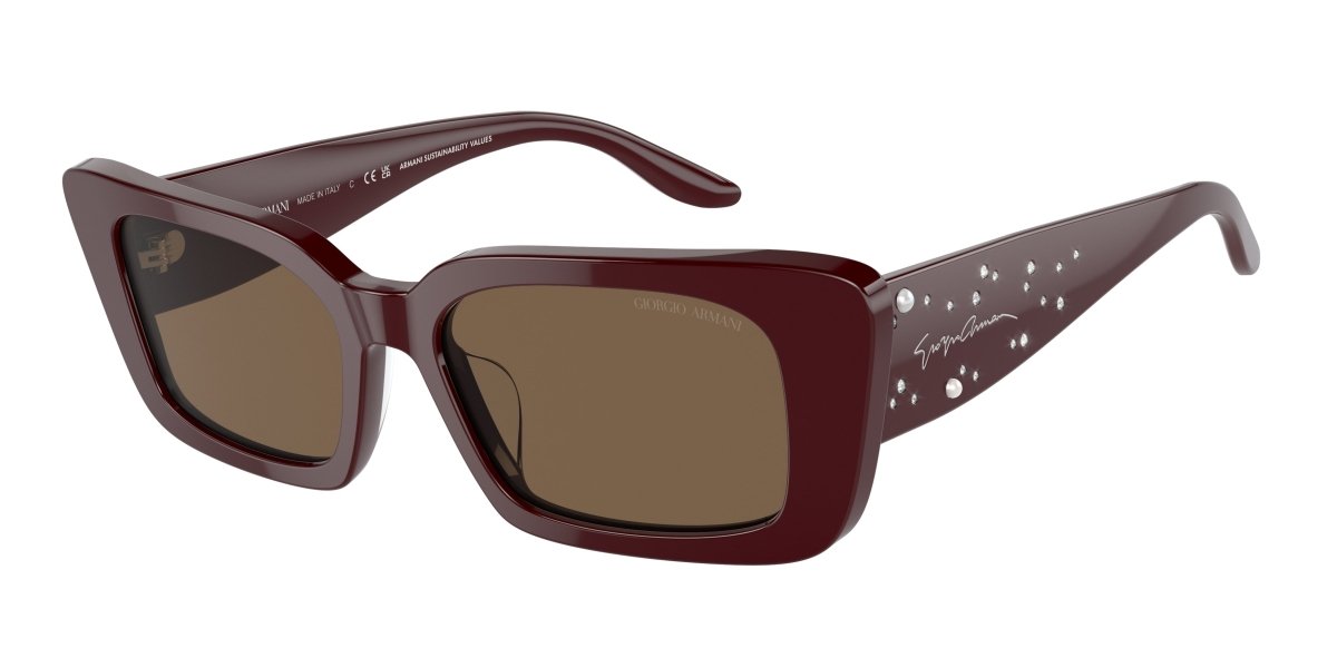 0AR8214BU - Giorgio Armani - (Bordeaux) Dark Brown - 53 - 17 - 140 MM - Ardor Eyewear 8056262044209