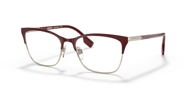 Burberry 0BE1362 Light Gold/Bordeaux 8056597493086