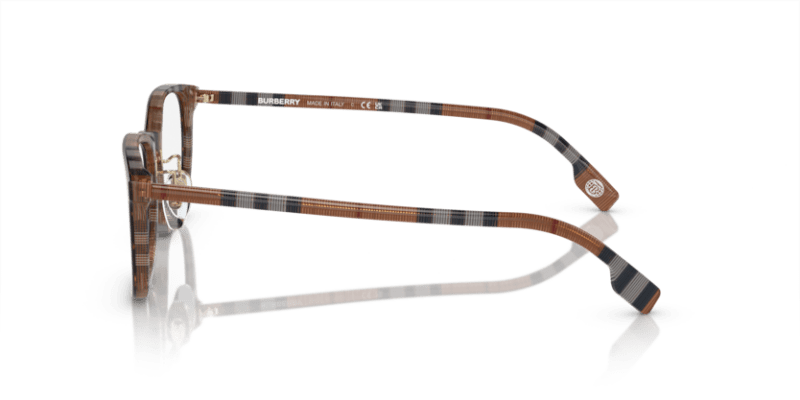 Top Dark Havana/Check Brown - 0BE2371D 8056597952606  Eyeglasses Man