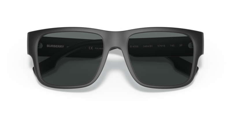 Matte Black - 0BE4358 8056597599733  Sunglasses Man