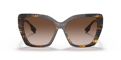 Burberry 0BE4366 Top Check/Striped Brown 8056597594363