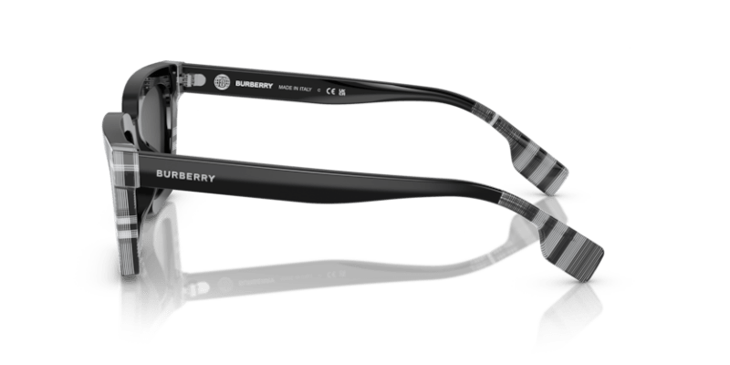 Black/Check White Black - 0BE4392U 8056597826679  Sunglasses Woman