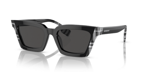 Black/Check White Black - 0BE4392U 8056597826679  Sunglasses Woman