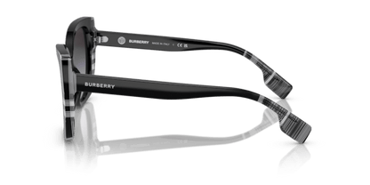 Black/Check White Black - 0BE4393 8056597826341  Sunglasses Woman