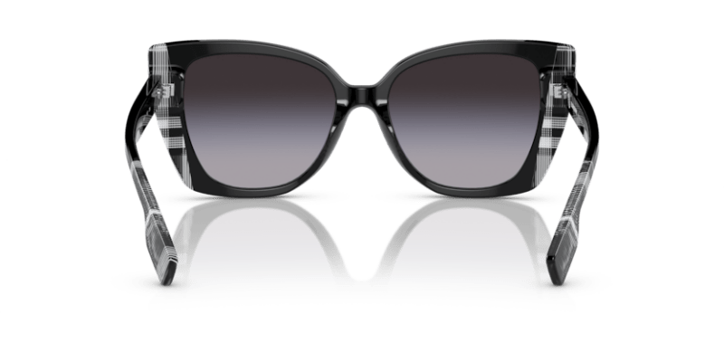 Black/Check White Black - 0BE4393 8056597826341  Sunglasses Woman