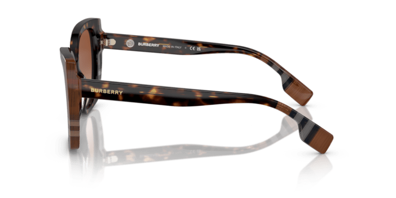 Dark Havana/Check Brown - 0BE4393 8056597826365  Sunglasses Man