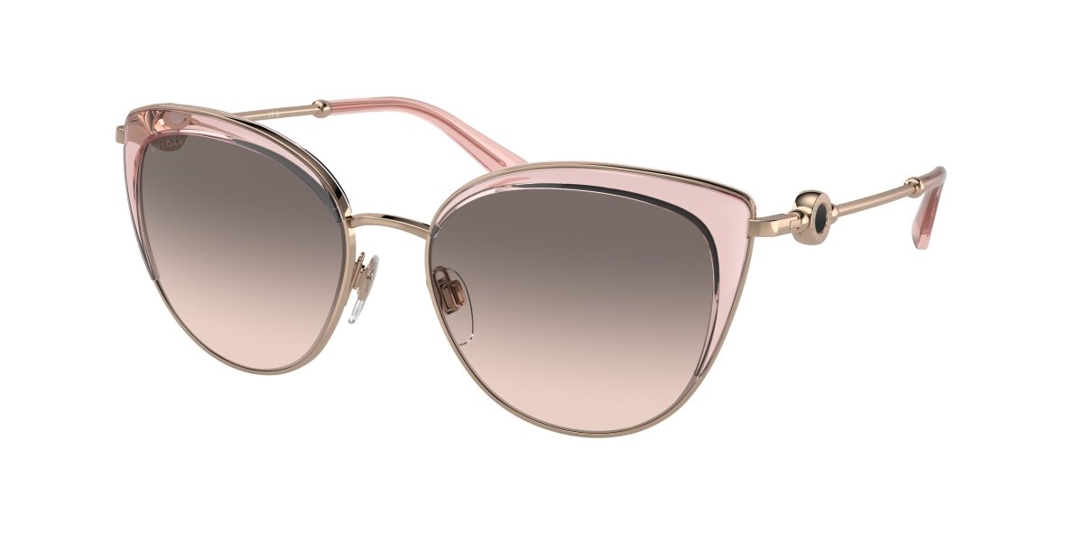 0BV6133 - Bvlgari - (Pink Gold/Transparent Pink) Pink Gradient Grey - 55 - 17 - 140 MM - Ardor Eyewear 8056597117098