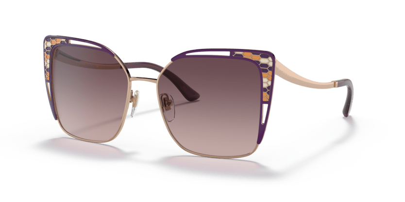 Pink Gradient Glitter - 0BV6179 8056597640275 BVLGARI Sunglasses Woman Butterfly