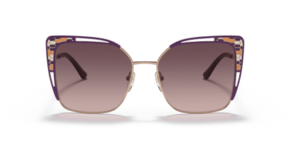 Pink Gradient Glitter - 0BV6179 8056597640275 BVLGARI Sunglasses Woman Butterfly