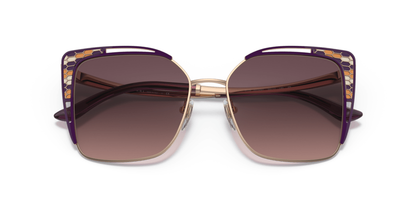 Pink Gradient Glitter - 0BV6179 8056597640275 BVLGARI Sunglasses Woman Butterfly